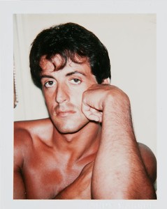 andy warhol, screen test, polaroids, sylvester stallone