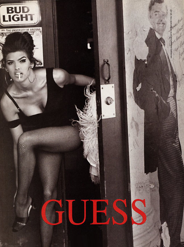 Paul Marciano, guess ad with Shana Zadrick