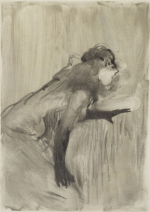 edgar degas charcoal drawing