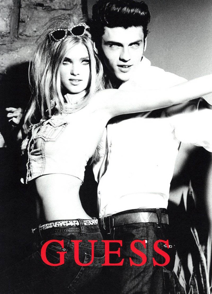 Paul Marciano, guess ad with Elsa Hosk and Silviu Tolu