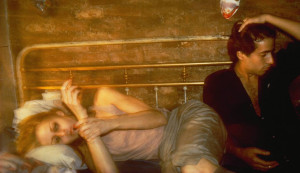 nan goldin greer and robert on the bed