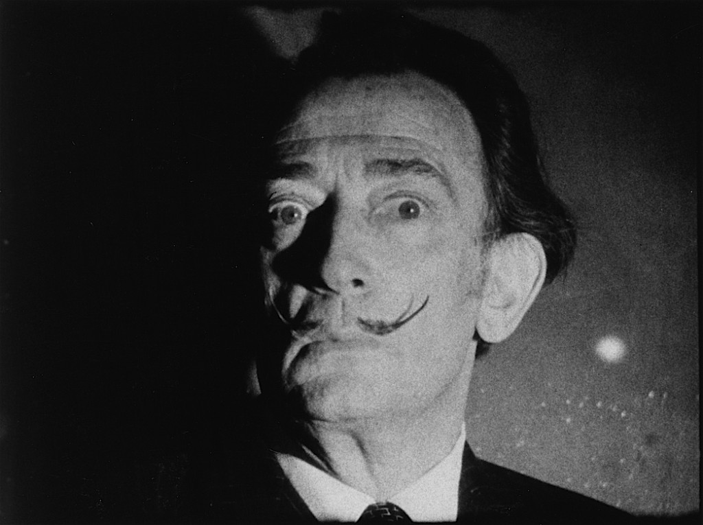 Andy Warhol screen test of Salvador Dali