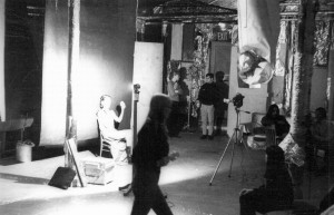andy warhol factory, black and white, screen test