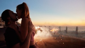 karen rosetzsky young love, couple kiss