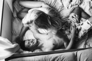 karen rosetzsky young love, couple in bed