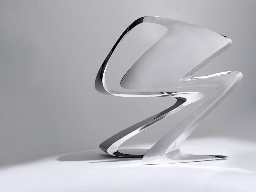 zaha hadid architecture, Z-Chair. Sawaya & Moroni, Milan, Italy