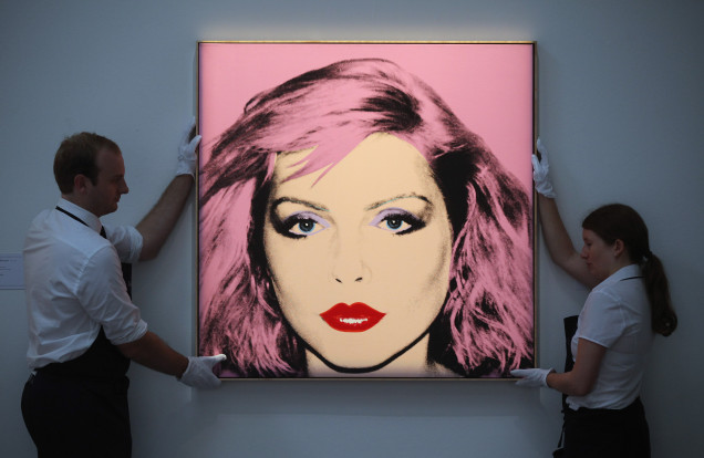 andy warhol, debbie harry, blondie, art