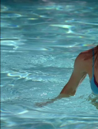 jennifer garner, blue bikini, alias