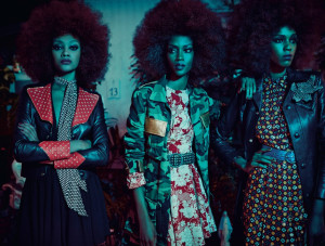 Vogue Italia March 2015 : Mia Goth by Steven Meisel