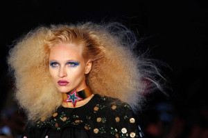 paris fashion week, blondes, models on the runway