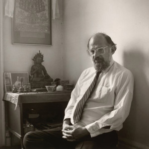 Allen Ginsberg At His Altar, queer writer