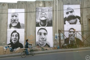 Portrait of a Generation, JR palestine, street art, wrinkles of the city