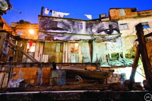 Portrait of a Generation, JR palestine, street art, wrinkles of the city