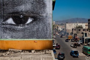Portrait of a Generation, JR palestine, street art, wrinkles of the city