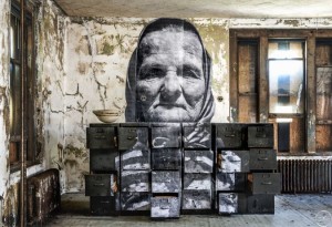 Portrait of a Generation, JR palestine, street art, wrinkles of the city