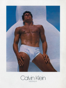 sexy underwear ads, male model, calvin klein
