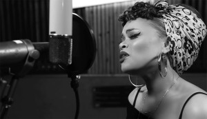rihanna, singer, recording, head wrap