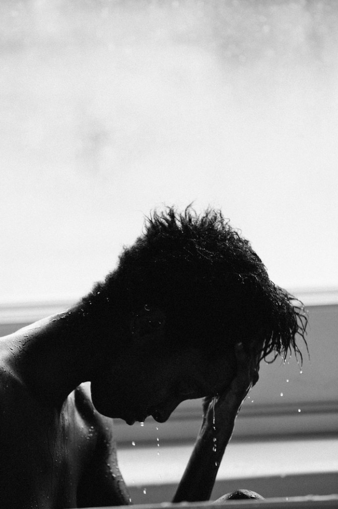 TATE TULLIER photography, tub time, naked woman in tub, submersion 