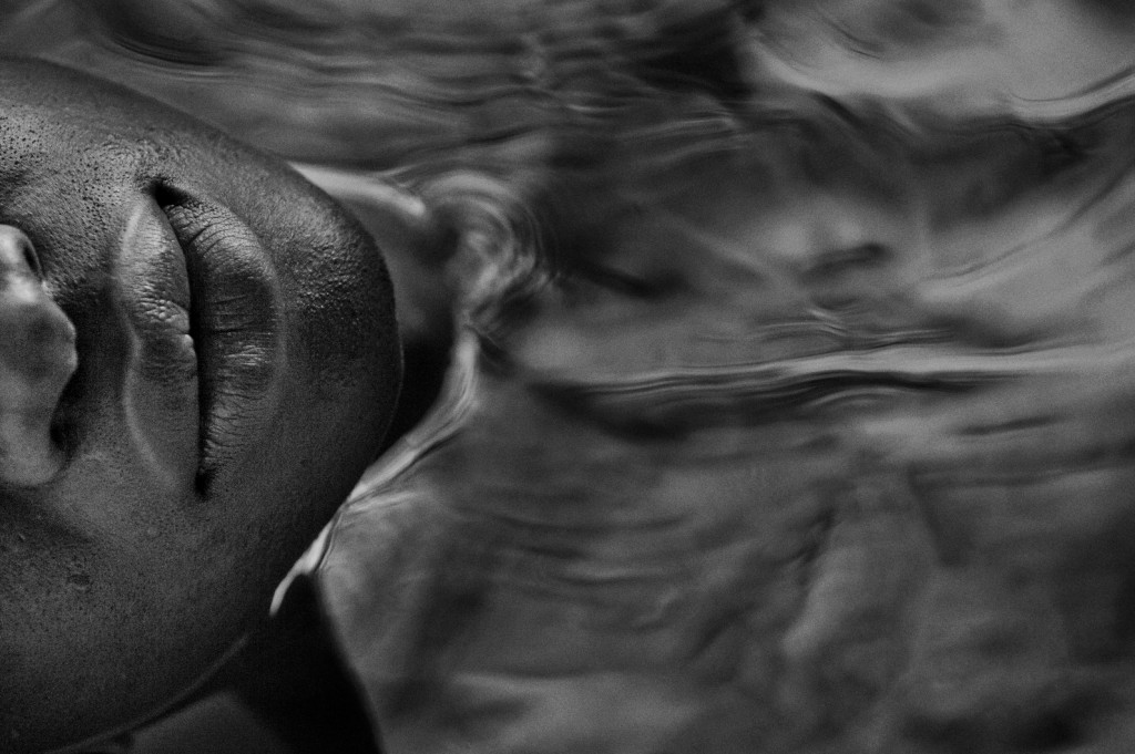 TATE TULLIER photography, tub time, naked man in tub, submersion 