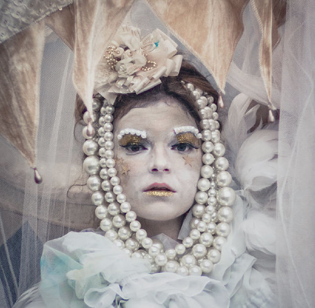 damien frost drag, night flowers, couture