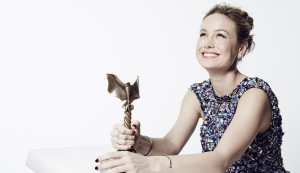 SANTA MONICA, CA - FEBRUARY 27: Actress Brie Larson poses for a portrait at the 2016 Film Independent Spirit Awards who won Best Female Lead for 'Room' on February 27, 2016 in Santa Monica, California. (Photo by Smallz & Raskind/Getty Images)