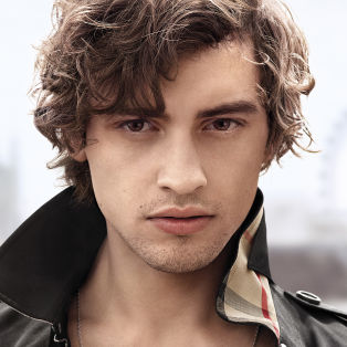 male model wearing burberry jacket