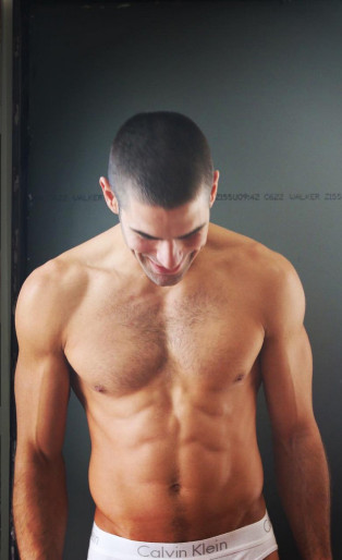 chad white topless in his calvin klein underwear