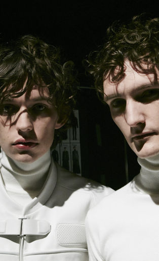 Models seen backstage ahead of the 'Juun J.' Men's Fashion Show Fall/Winter 2016/2017 during 89. Pitti Uomo on January 13, 2016 in Florence, Italy.