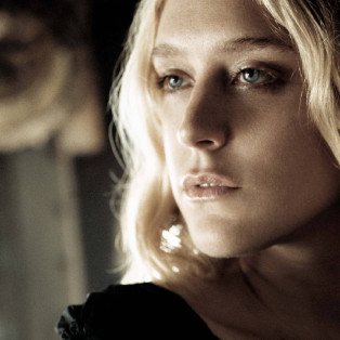 portrait of chloe sevigny looking over her shoulder