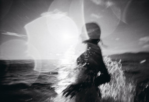 Olivia Bee: Kids in Love book, woman standing in the beach