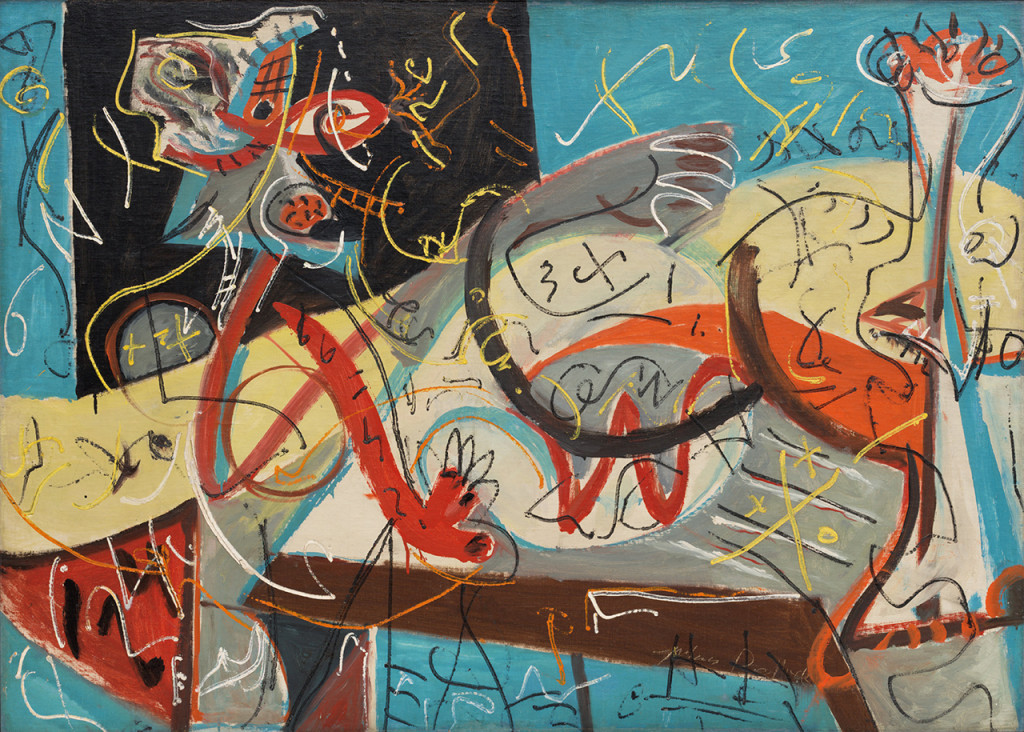 Pollock, Jackson, Stenographic Figure