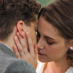 cafe society movie directed by woody allen Jesse Eisenberg and Kristen Stewart kissing
