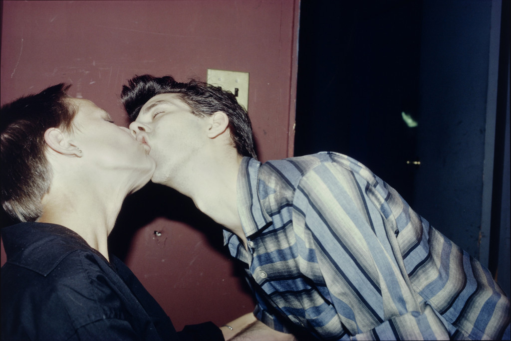 Nan Goldin photography, moma, Philippe H. and Suzanne Kissing at Euthanasia, New York City