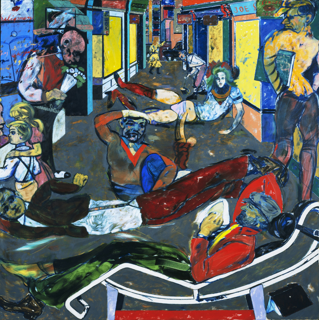 Cecil Court, London W.C.2. (The Refugees)