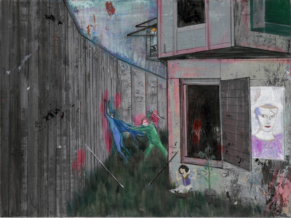 Erinnerungen an S.O.36 (2009), by Daniel Richter. Oil on canvas, 60 x 80 cm. Igal Ahouvi Art Collection. Photo: Jochen Littkemann, Berlin.