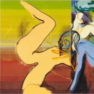 Bill (2015), by Daniel Richter. Oil on canvas. 200 x 270 cm. Private Collection, Rotterdam. Courtesy Galerie Thaddeus Ropac, Paris – Salzburg. Photo: Jens Ziehe/Photographie.