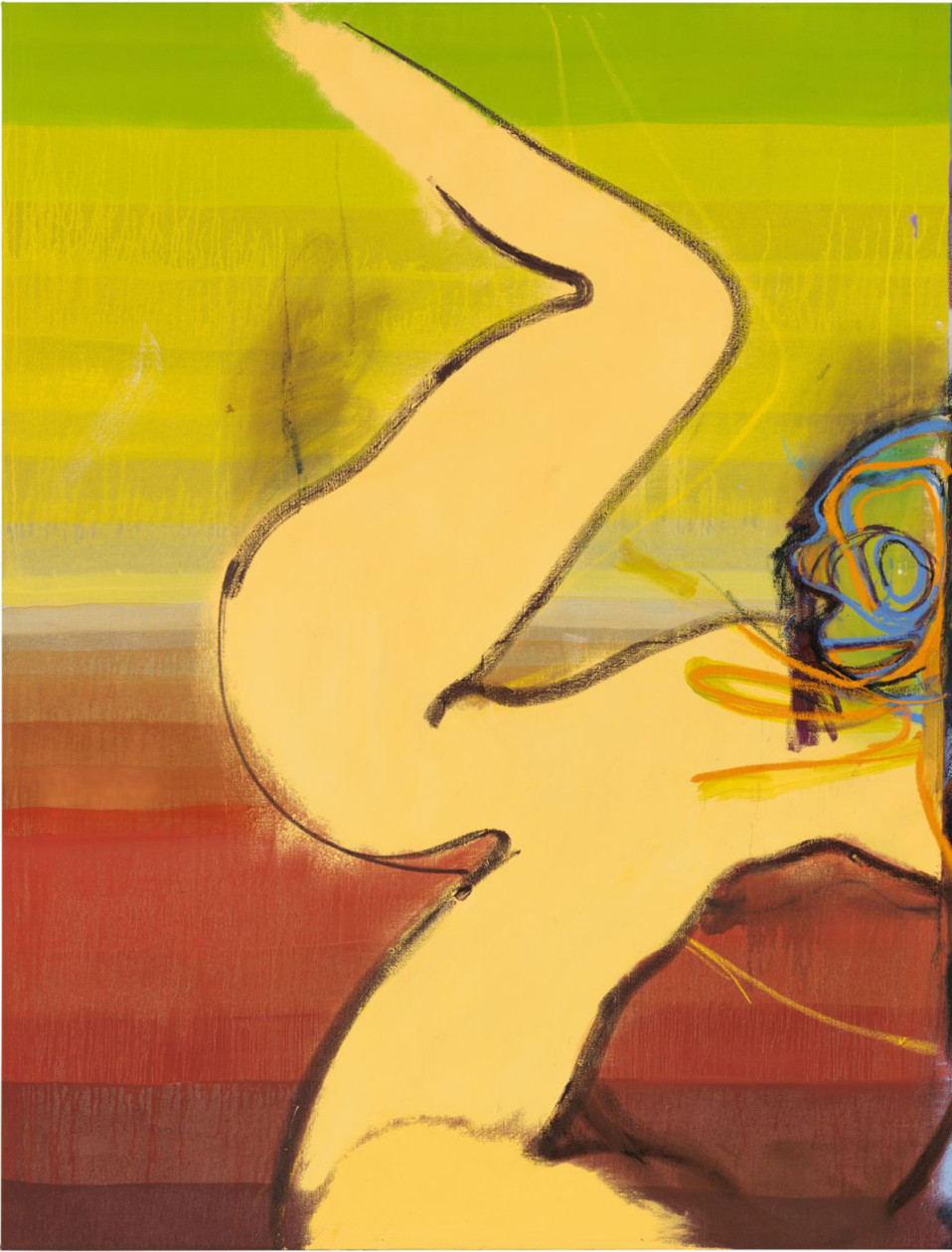 Bill (2015), by Daniel Richter. Oil on canvas. 200 x 270 cm. Private Collection, Rotterdam. Courtesy Galerie Thaddeus Ropac, Paris – Salzburg. Photo: Jens Ziehe/Photographie.