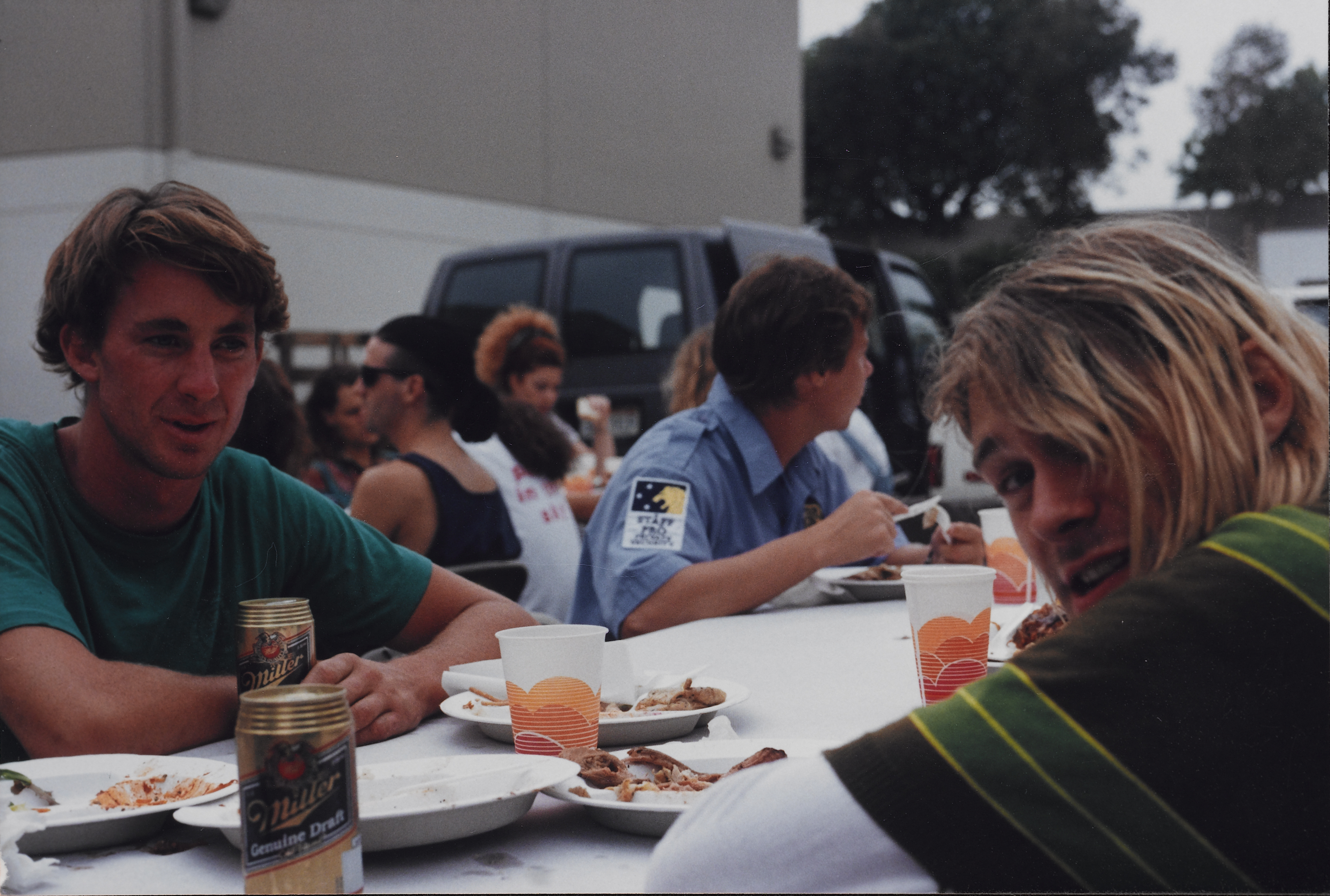 Kurt Cobain at the “Smells Like Teen Spirit” video shoot. Los Angeles, August 18, 1991.