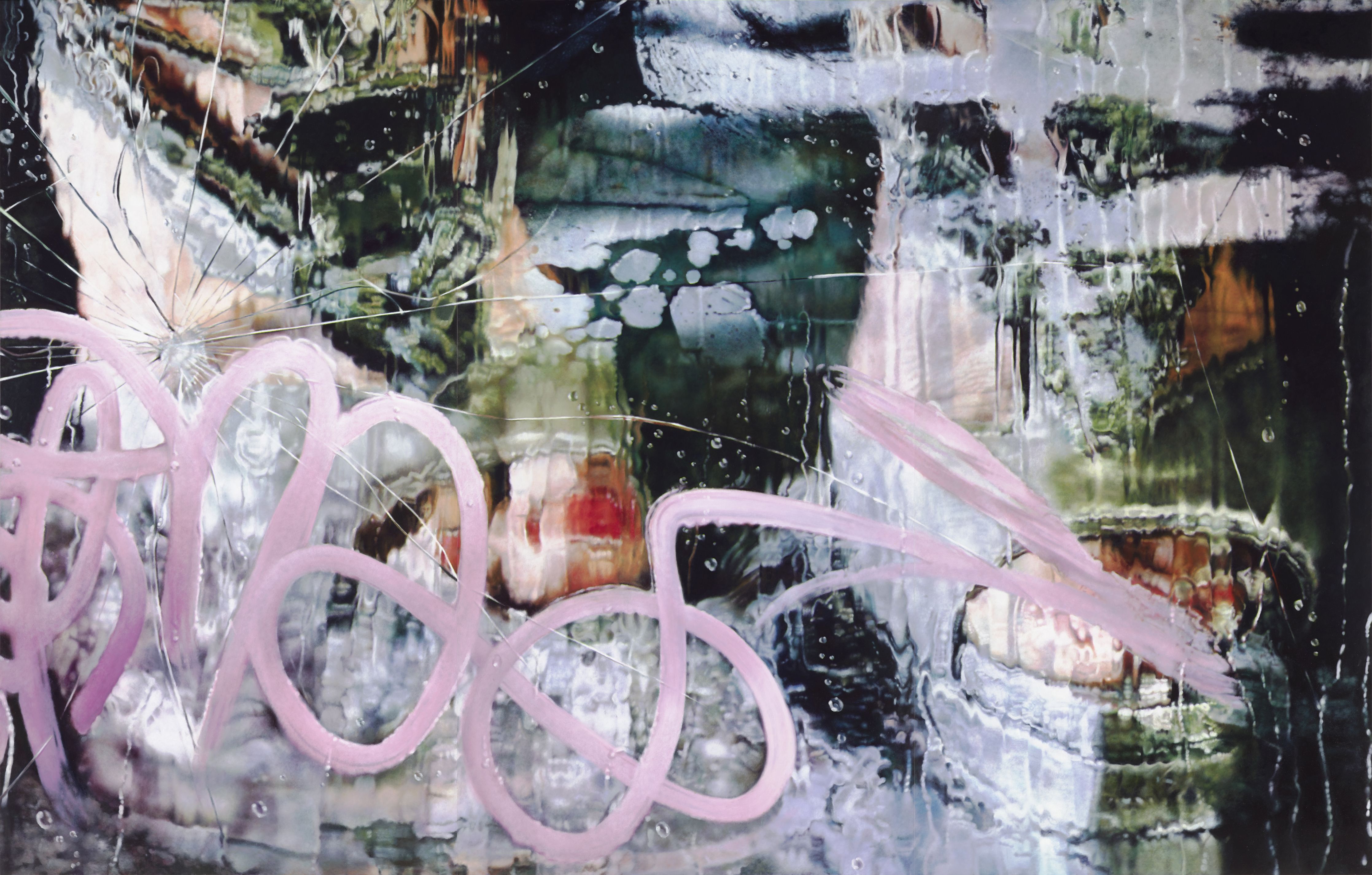 Not in These Shoes (2013), by Marilyn Minter. Enamel on metal, 108 x 162 inches. Courtesy of the artist and Regen Projects, Los Angeles.