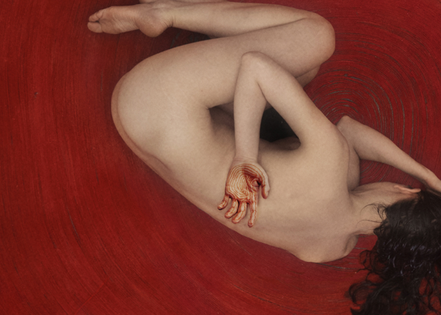 Undone (2016), by Brooke Shaden [detail]. Photo on velvet fine art paper, 8 x 8 inches (edition of 3 and 2 AP) and 42 x 42 inches (edition of 2 and 2 AP). © Brooke Shaden. Courtesy of JoAnne Artman Gallery.