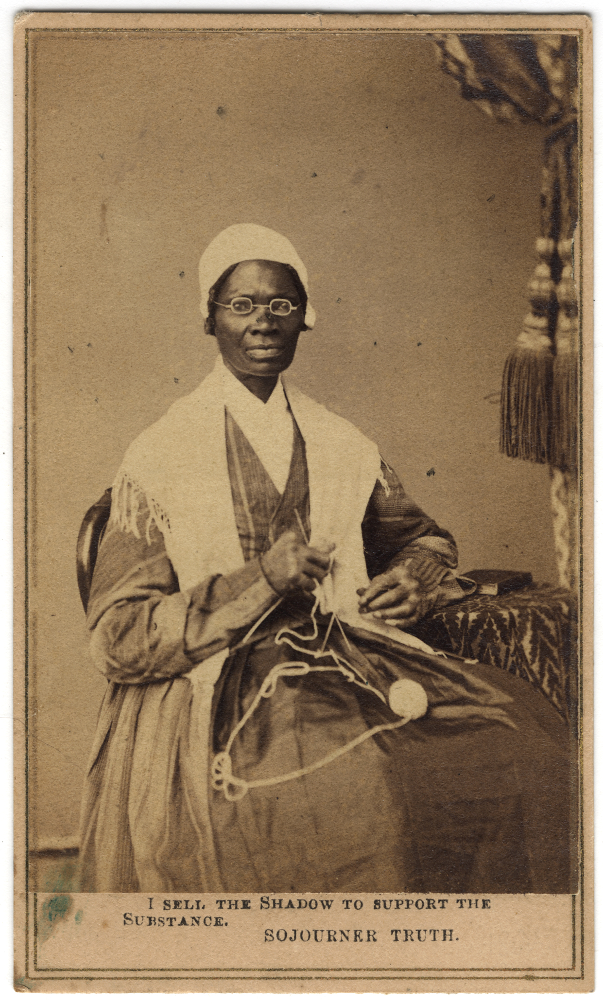Sojourner Truth, by unidentified photographer.