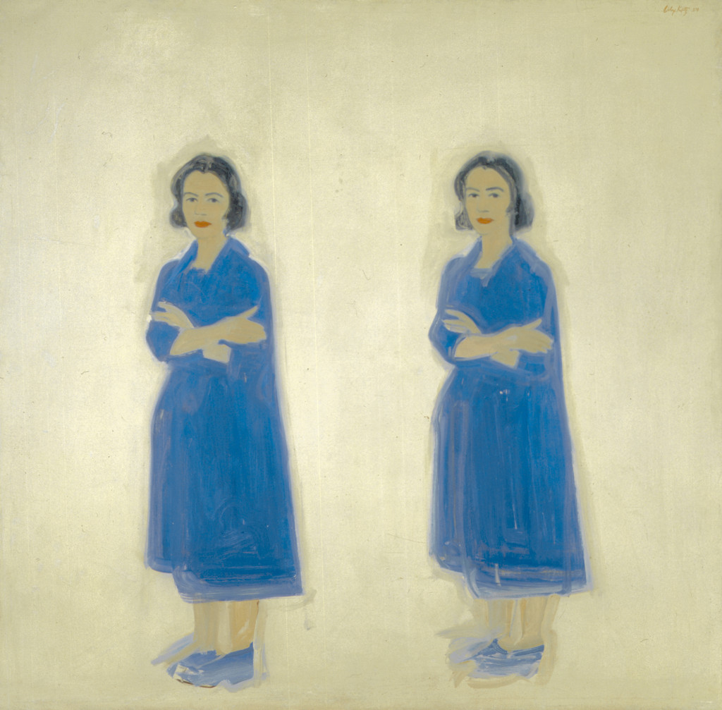 Ada Ada by Alex Katz (1959 ). Oil on canvas, 49 x 50 inches.  Grey Art Gallery, New York University Art Collection. Gift of Mr. and Mrs. Samuel Golden, 1963.13. Art © Alex Katz/Licensed by VAGA, New York, NY.