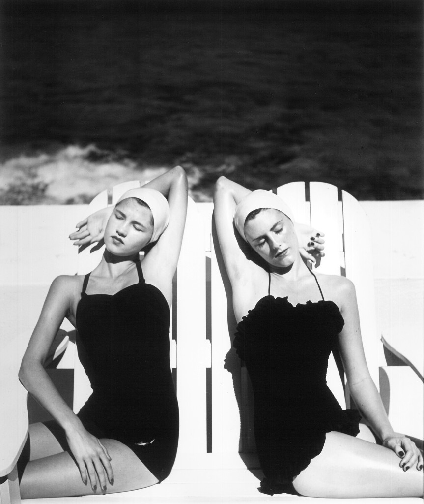 Louise Dahl-Wolfe’s Twins at the Beach,* (1955). Photograph by: Louise Dahl-Wolfe; Courtesy Staley-Wise Gallery © 1989 Center for Creative Photography, ABOR
