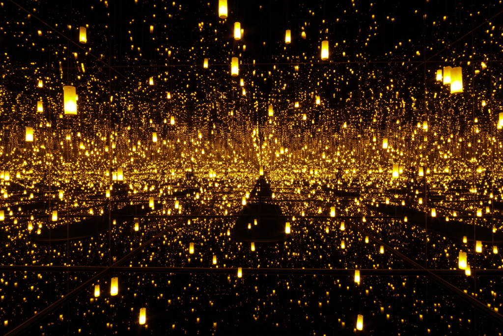 Yayoi Kusama, "Aftermath of Obliteration of Eternity," 2009. Collection of the artist. Courtesy of Ota Fine Arts, Tokyo/Singapore; Victoria Miro, London; David Zwirner, New York. © Yayoi Kusama
