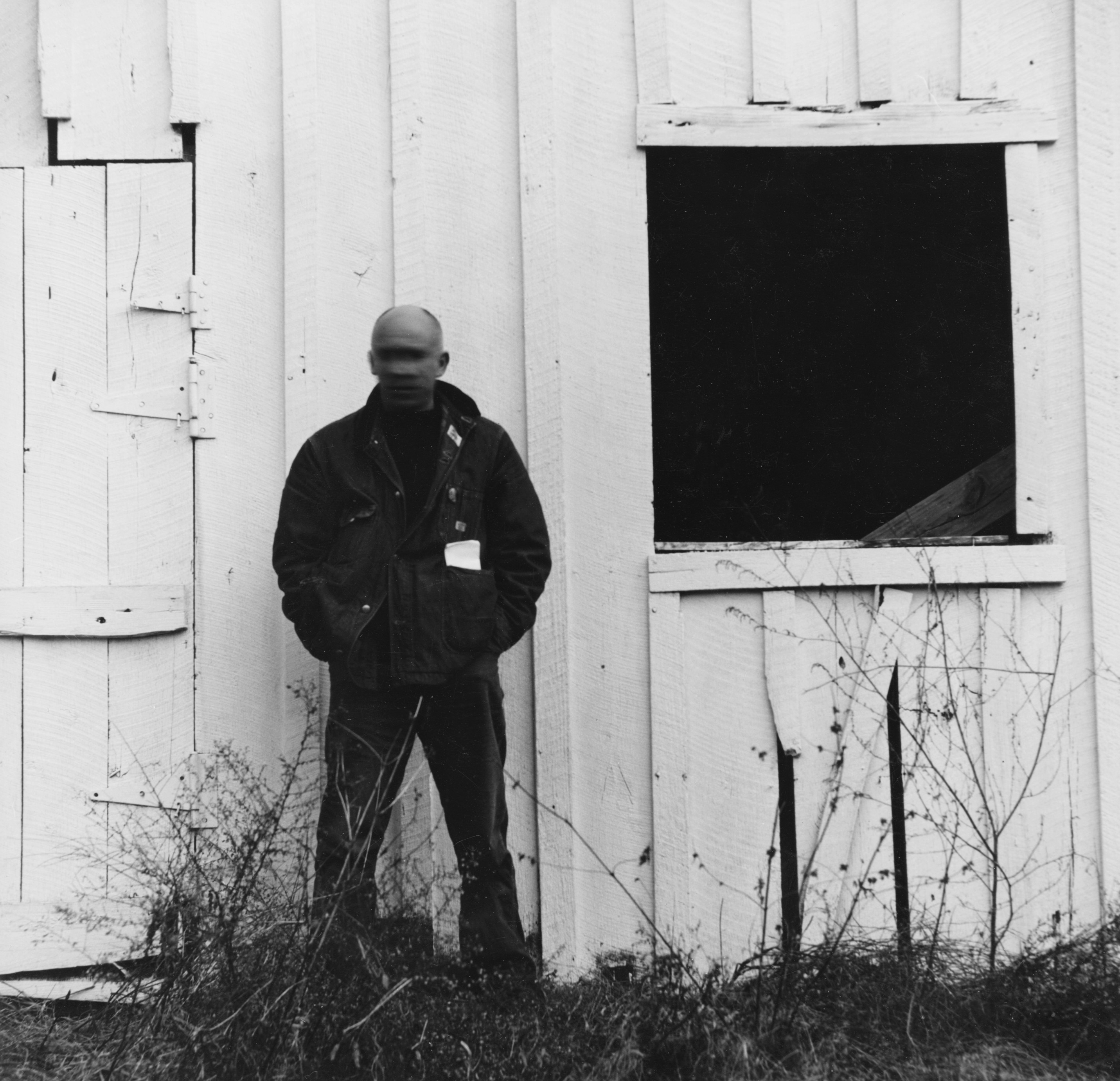 Untitled [Thomas Merton, early winter], (1967). © The Estate of Ralph Eugene Meatyard, courtesy Fraenkel Gallery, San Francisco.
