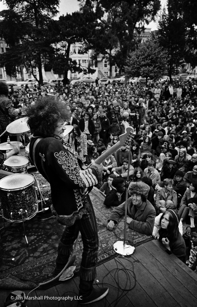 Free concert in the Panhandle, San Francisco, CA 1967. © Jim Marshall Photography. LLC