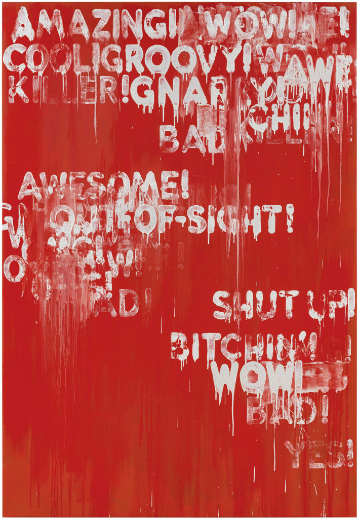 Amazing! (2015). oil and acrylic on canvas. 90 x 62 inches.