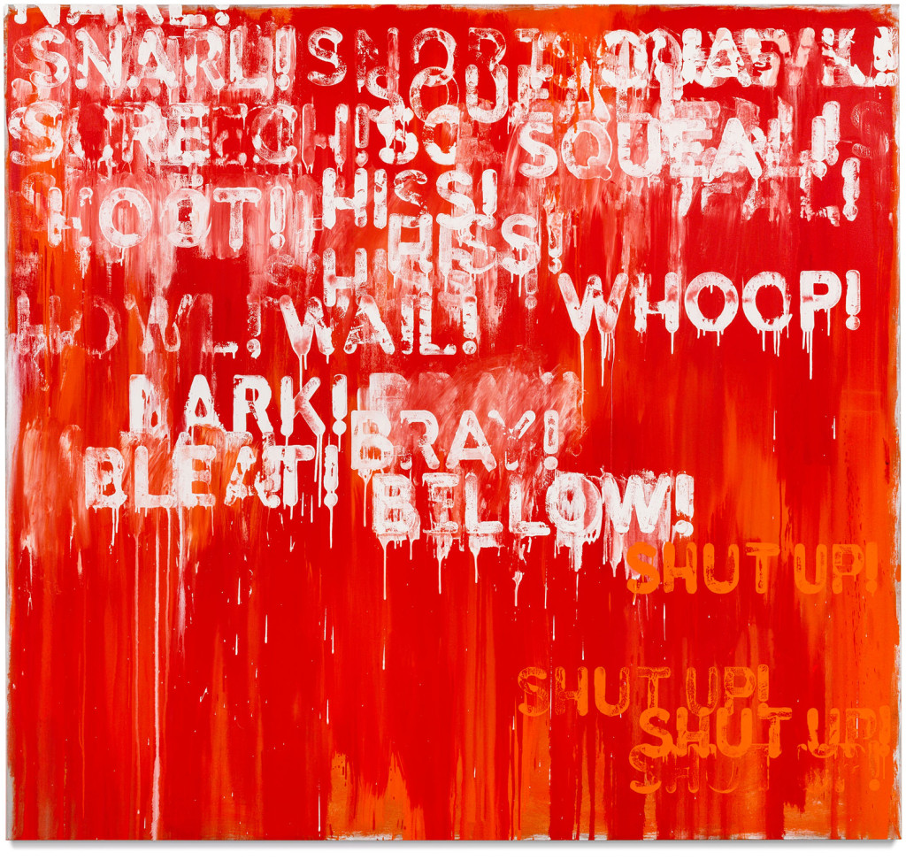 Snarl (2015). oil on canvas. 82 1/8 x 88 1/4 x 2 inches.