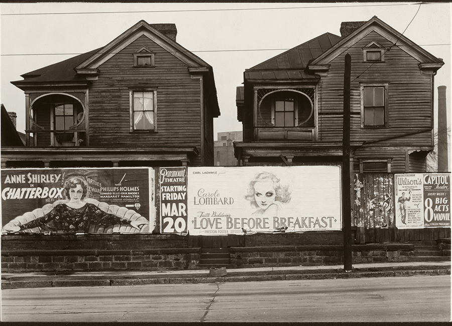 Walker Evans Houses and Billboard
