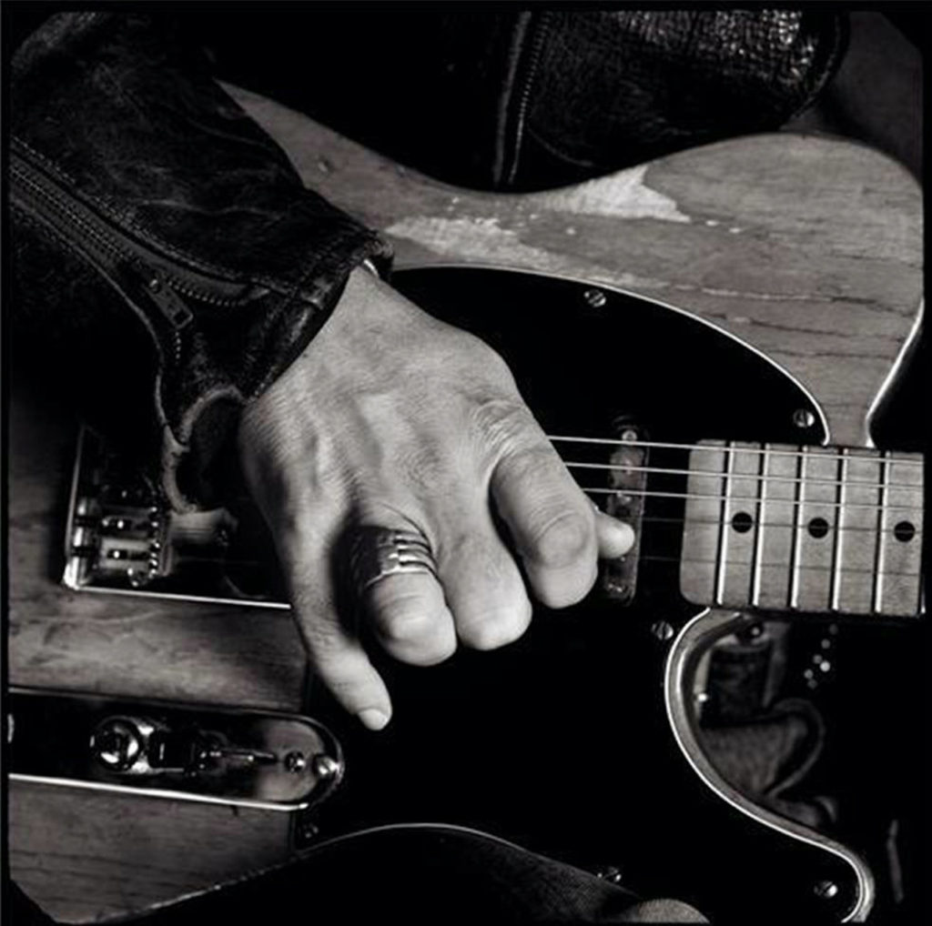 Bruce Springsteen hand by Timothy White
